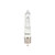 Bulbrite Q150FR/MC 120-Volt Halogen JD Type Mini-Candelabra E11 Bulb, Frosted, 150-Watt