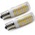 Ceramic E17 LED Bulb for Microwave Oven Appliance, 80W Halogen Bulb Equivalent, Warm White 3000K, Pack of 2
