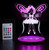 Tulio Dream Lights Ballerina Fairy Multi-Use, Multi-Color Night Light