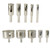 Nxtop Pack of 10? Diamond Drill Bits - Glass and Tile Hollow Core Drill Bits Extractor Remover Tools Hole Saws for glass, ceramics, porcelain, ceramic tile
