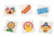 144 Piece Carnival Circus Temporary Tattoos