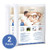 Lauraland 2 Pcs Queen Size Mattress Protector, Hypoallergenic Breathable Waterproof Mattress Cover, Vinyl Free Soft Cotton Terry Surface Protector- 10 Year Warranty, White Lauraland 2 Pcs Queen Size Mattress Protector, Hypoallergenic Breathable Waterproof Mattress Cover, Vinyl Free Soft Cotton Terry Surface Protector- 10 Year Warranty, White