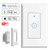 Smart Light Switch,Wi-Fi Switch In-wall Wireless Switch Compatible With Amazon Alexa,Remote Control Your Fixtures From Anywhere,Timing Function,Overload Protection,No Hub Required