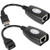 OUOU USB 2.0 to RJ45 Adapter RJ45 LAN Cable Extension Cable USB Extender Over Cat5/Cat5e /Cat6 Cable