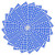 3000 Pack, 0.375" Round Color Coding Circle Dot Sticker Labels - Blue