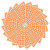 3000 Pack, 0.375" Round Color Coding Circle Dot Sticker Labels - Orange