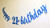 All About Details Happy 21st Birthday Cursive Banner, 1set, 21st Birthday Banner (Blue)