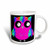 3dRose Cute Psychedelic and Neon Pink Sixties Owls Magic Transforming Mug, 11-Ounce