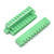 Willwin 10Pcs 5.08mm Pitch 10 Pin PCB Pluggable Terminal Blocks Connectors Green