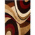 Home Dynamix Tribeca Slade Modern Area Rug, Abstract Brown/Red 18.9"x31.5"