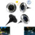 Yifei Solar Buried Light 8 LED Outdoor Pathway Lights Waterproof Garden Landscape In-Ground Lights (4 Pack)
