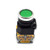 TOUHIA 22mm 1NO 1NC (DPST) Mount 10A 380V DPST Green Momentary Push Button Switch(5PCS)