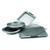 Anolon Advanced Nonstick Bakeware 5-Piece Bakeware Set with Silicone Grips, Gray