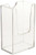 Source One Vertical Business Card Holder, Clear (VerticalBC)