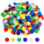 Coopay 900 Pieces Counters Counting Chips Plastic Markers Mixed Colors for Bingo Chips Game Tokens, Contain White, Blue, Green, Yellow, Red, Purple Colors