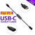 iUniker Raspberry Pi Power Switch, Raspberry Pi 4 Power Switch Power Supply Cable USB C Power Switch Type-C Power Switch for Raspberry Pi 4 (1-Pack)