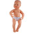 Miniland 15.75'' Anatomically Correct Newborn Baby Doll, Caucasian Girl
