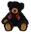 First & Main 7" Black Scraggles Teddy Bear