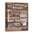 Kas Home Bathroom Canvas Wall Art | Rustic Bathroom Funny Rules Prints Signs Framed | Wood Background Bathroom Laundry Room Decor (12 x 15 inch, Bathroom Rules - 01)