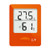 Syagain Digital Hygrometer Indoor Thermometer, Humidity Gauge Indicator Room Thermometer, Accurate Temperature Humidity Monitor Meter for Home, Mini Hygrometer(Orange)