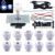 SJ@JX Arcade Game LED DIY Kit Mechanical Keyboard Switch Arcade LED Button LED Joystick Controller Zero Delay USB Encoder for PC MAME Retropie Jamma