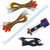 SJ@JX 2 Player LED Arcade USB Encoder Board Zero Delay Game Controller Light DIY Kit 20x Button Cable 2X Joystick Cable for Retro Pie PC MAME Raspberry Pi