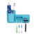 Wekity Silicone Toothbrush Holder Mighty Suction Cup Toothpaste Razor Storage Rack Bathroom Storage Organizer Wall-Mounted Jewelry Plate Small Toiletry Items (Blue)