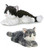 Aurora Plush 12 inch Flopsies Bundle, Lily and Oreo