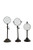 Creative Co-op Metal Magnifying Glasses on Stands (Set of 3 Sizes)