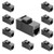 USHANLIN RJ45 Keystone Jack CAT6 Inline Coupler Female to Female (10 Pack, CAT6 Straight)