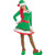 amscan 843664 Elf Costume, Medium (6-8), Green, Red, White