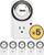 iPower GLTIMEX5 5-Pack 24 Hour Plug-in Mechanical Electric Outlet Grounded, 15 Minute Interval Timer, White