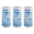 Tier1 FXHTC 25 Micron 10 x 4.5 Granular Activated Carbon Block Pentek RFC-BB Comparable Replacement Water Filter 3-Pack