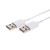 USB 2.0 Type Cable A Male to A Male Black/White 3Ft, 6Ft, 10Ft, 15Ft (3FT, White)