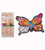 OOLY, 2 of A Kind Colored Pencils and Colorable Balloons Bundle Pack - Dress Up Butterfly Wings, 12 Double-Ended Colored Pencils