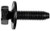 50 M6-1.0 X 25mm Metric Hex Head Sems Bolts GM 11503834