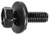 25 M6-1.0 X 20mm Hex Head Sems Bolts GM 11503815