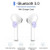Wireless Earbuds,Bluetooth Headphones Mini in-Ear Headsets Sports Earphone with True Wireless Earbuds and Built-in Charging case Compatible with Android/Phone (White)