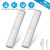 Under Cabinet Lighting, MOICO 20 LED Wireless Motion Sensor Closet Lights Rechargeable 3 Color Modes Magnetic Stick On Lights Bar for Counter, Wardrobe, Kitchen, Hallway, Stairs, 2 Pack