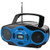 NAXA Electronics Portable MP3/CD Boombox and USB Player (Blue)