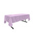 LA Linen Polyester Poplin Rectangular Tablecloth, 60" x 120", Lilac
