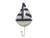 Hampton Nautical Sailboat-300 Wooden Rustic Decorative Blue & White Sailboat with Hook 7" - Sailboat Decoration - Nautical Wall Decoration Hampton Nautical Sailboat-300 Wooden Rustic Decorative Blue & White Sailboat with Hook 7" - Sailboat Decoration - Nautical Wall Decoration