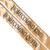 Homecoming King and Queen Sashes, 2 Pack Gold Sash with Black Imprint 72 Inches x 3 Inches