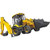 StikArt Yellow Backhoe Loader Construction Truck Wall Decal (Small)