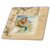 3dRose ct_204851_2 Print of Vintage Map Outer Banks with Mermaid Ceramic Tile, 6"