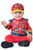 InCharacter Burnin' Rubber Infant Costume-Small (6-12) Red