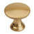 10 Pack - Cosmas 4545GC Gold Champagne Cabinet Hardware Round Knob - 7/8" Diameter