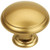 10 Pack - Cosmas 5422GC Gold Champagne Cabinet Hardware Mushroom Knob