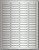 Silver Foil Return Address 1/2" x 1 3/4" Labels for Laser Printers - 800 labels