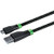 DreamGEAR (DRKJ0) Flat Charging Cable for Bionik Lynx Xbox One Black/ Green
